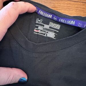 Under Armour Black T-Shirt Wounded Warrior Project